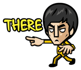 Master Kung-Fu Finger sticker #3105071