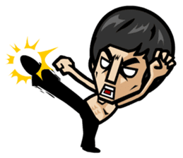 Master Kung-Fu Finger sticker #3105076