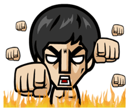Master Kung-Fu Finger sticker #3105079