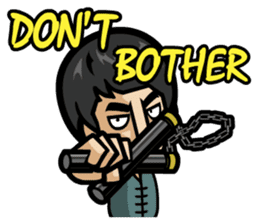 Master Kung-Fu Finger sticker #3105084