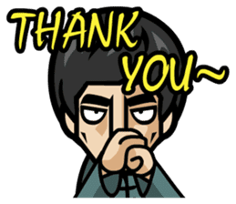 Master Kung-Fu Finger sticker #3105091