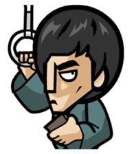 Master Kung-Fu Finger sticker #3105094