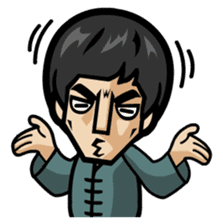 Master Kung-Fu Finger sticker #3105095