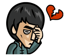 Master Kung-Fu Finger sticker #3105100