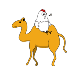 Brave chicken and Animals sticker #3105277