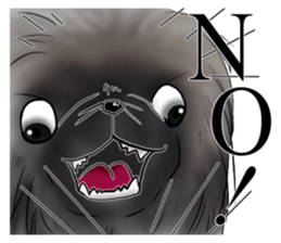 pekingese party! sticker #3105672