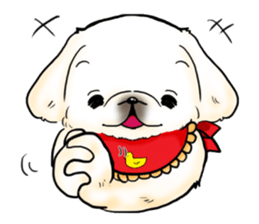 pekingese party! sticker #3105675