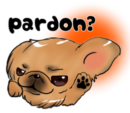 pekingese party! sticker #3105676
