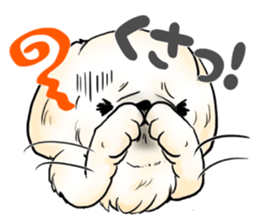 pekingese party! sticker #3105688