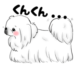 pekingese party! sticker #3105692