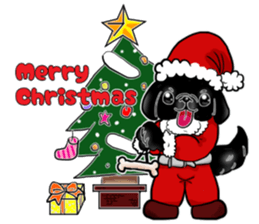 pekingese party! sticker #3105702