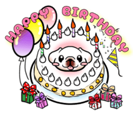 pekingese party! sticker #3105703