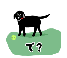 Black Labrador  Sticker sticker #3106689