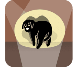Black Labrador  Sticker sticker #3106701