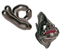 Steel frame piranha Kowalski sticker #3106748