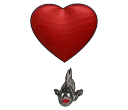 Steel frame piranha Kowalski sticker #3106761