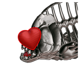 Steel frame piranha Kowalski sticker #3106762