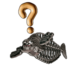 Steel frame piranha Kowalski sticker #3106772