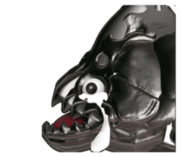 Steel frame piranha Kowalski sticker #3106773