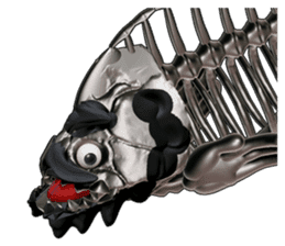 Steel frame piranha  Kowalski sticker #3106778