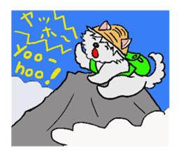 The dog's fat a little. Dog's name MOKO. sticker #3106908