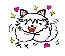 The dog's fat a little. Dog's name MOKO. sticker #3106909