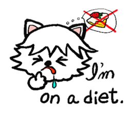 The dog's fat a little. Dog's name MOKO. sticker #3106914