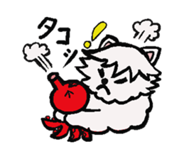 The dog's fat a little. Dog's name MOKO. sticker #3106915