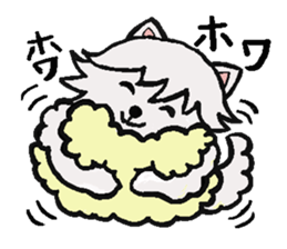 The dog's fat a little. Dog's name MOKO. sticker #3106919