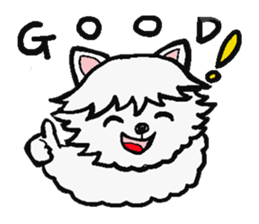 The dog's fat a little. Dog's name MOKO. sticker #3106923