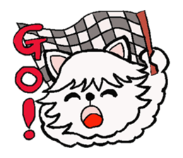 The dog's fat a little. Dog's name MOKO. sticker #3106929