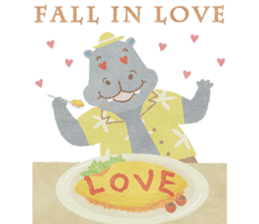 Pig, Hippopotamus, Mole sticker #3107005