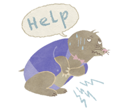 Pig, Hippopotamus, Mole sticker #3107015