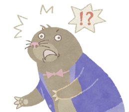 Pig, Hippopotamus, Mole sticker #3107019