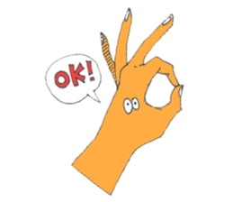 HAND-kun sticker #3107152
