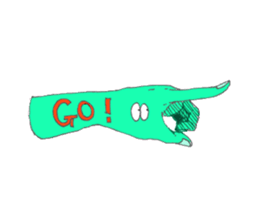 HAND-kun sticker #3107156