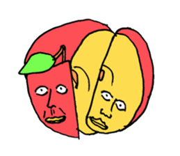 40 crazy apples sticker #3107230