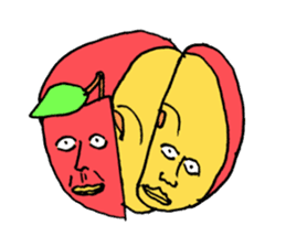 40 crazy apples sticker #3107230