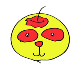 40 crazy apples sticker #3107240