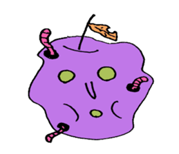 40 crazy apples sticker #3107245