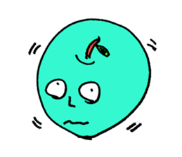 40 crazy apples sticker #3107255