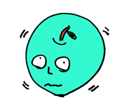 40 crazy apples sticker #3107255