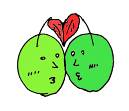 40 crazy apples sticker #3107258