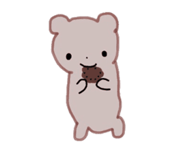Friendly teddy bear & stuffed rabbit sticker #3107534