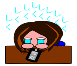 A chicken princess's every day sticker #3107590