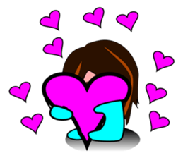 A chicken princess's every day sticker #3107611