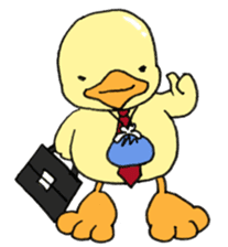 Lovely yellow children sticker #3107748