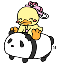 Lovely yellow children sticker #3107750