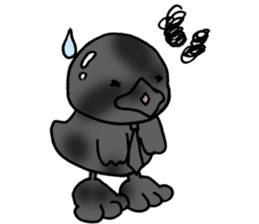 Lovely yellow children sticker #3107769