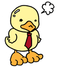 Lovely yellow children sticker #3107774